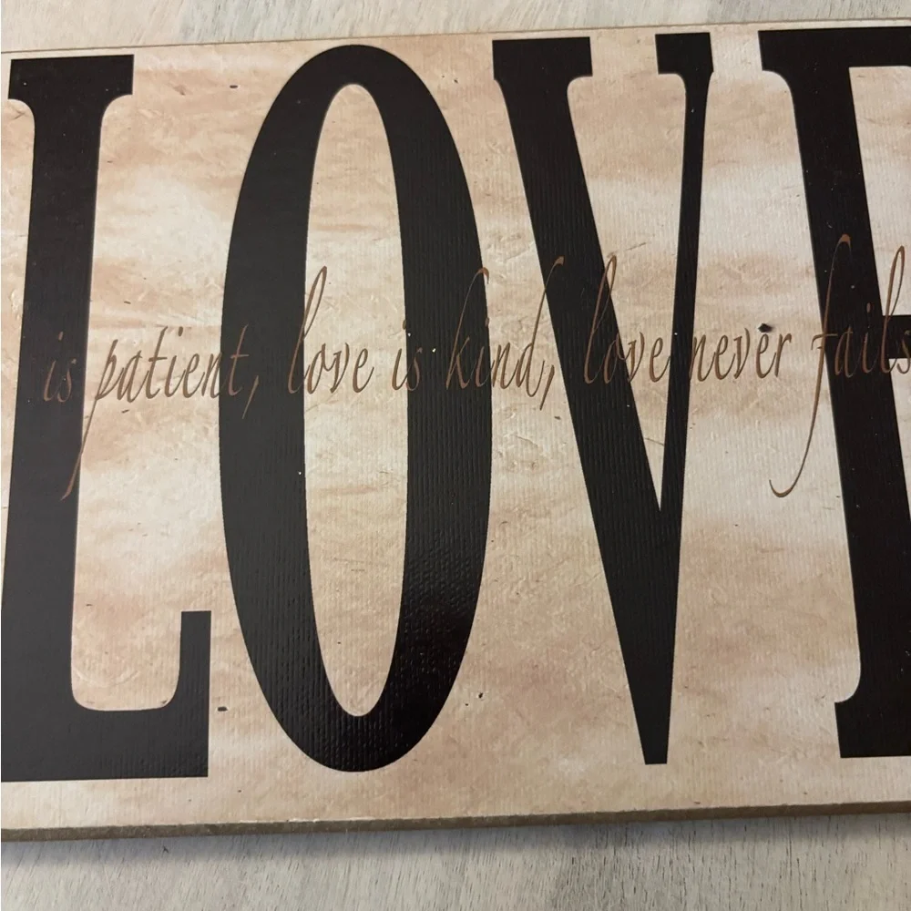 Wall Decor Set - Faith, Hope, Love - live the life you’ve always Imagined